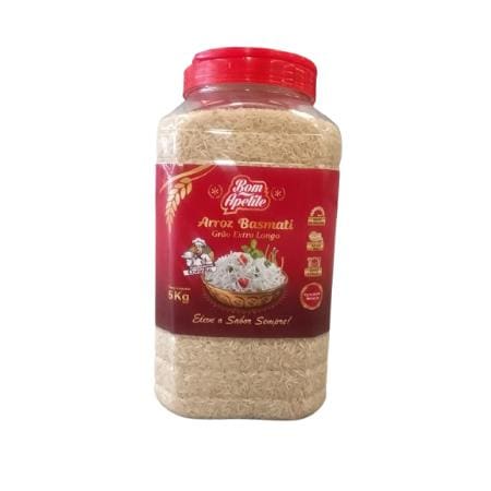BOM APETITE ARROZ BASMATI GRAO LONGO BIDON 4X5KG-8907821154429 BOM APETITE ARROZ BASMATI GRAO LONGO BIDON 4X5KG - Image 1